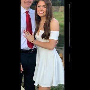 Lulus white dress size small